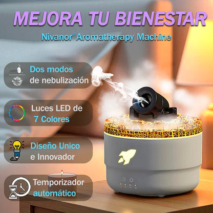 Humidificador cañon de aromaterapia