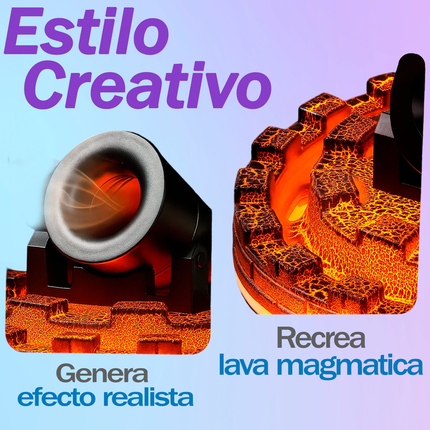 Humidificador cañon de aromaterapia